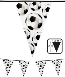 Flagguirlande fodbold, 6 m