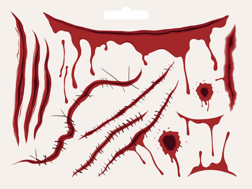 Blodige tatoveringer