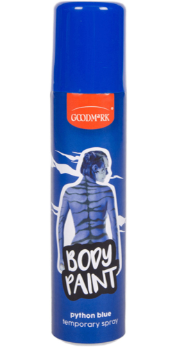 Krop farve spray 75 ml blå