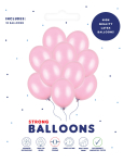 Balloner lyserød 30cm 10-pk