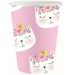 Papkrus katte lyserød 6-pak