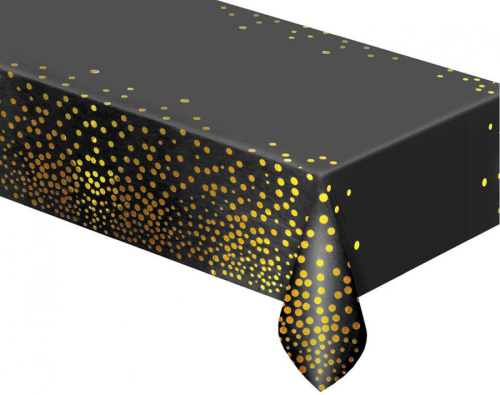 Dug sort med guld prikker