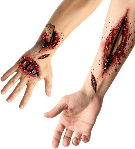 Tatoveringer 30x14 cm Open Wound