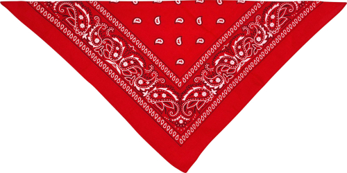 Bandana tørklæde, rødt