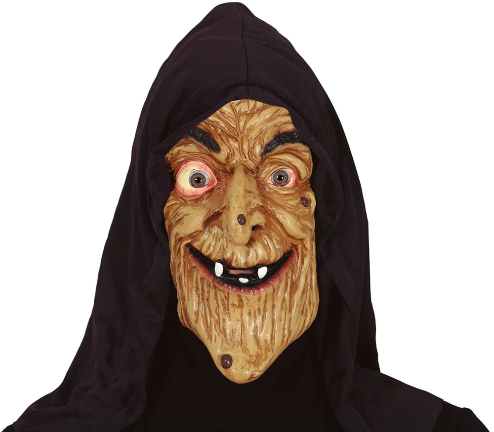 Hekse maske med hætte