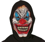 Dræberklovn maske med hætte