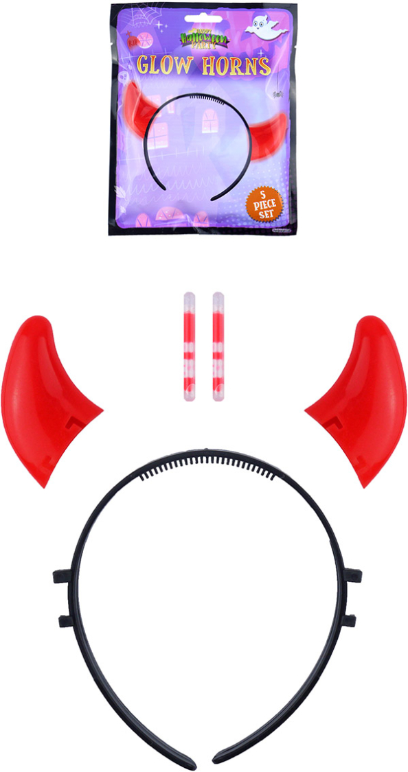 Djævlehorn hårbøjle, glow