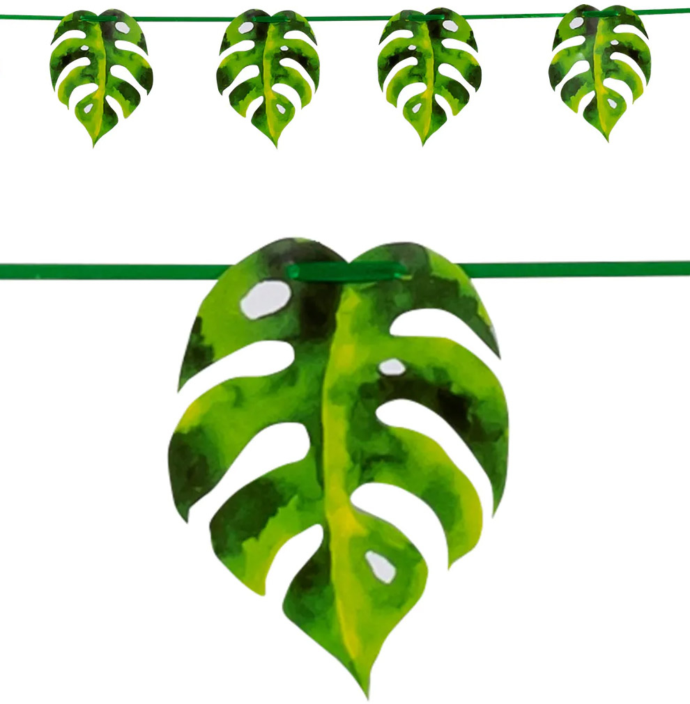 Palmeblad guirlande 3 m