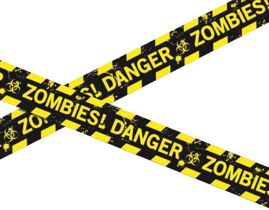 Zombie Police afspæringsbånd 6 m