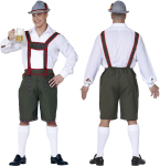 Lederhosen oliven, str. L