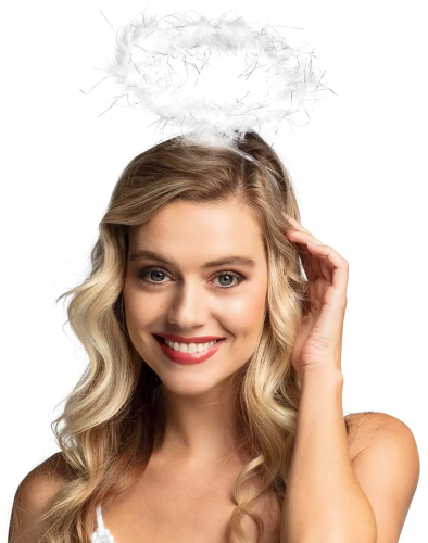 Glorie hårbøjle hvid
