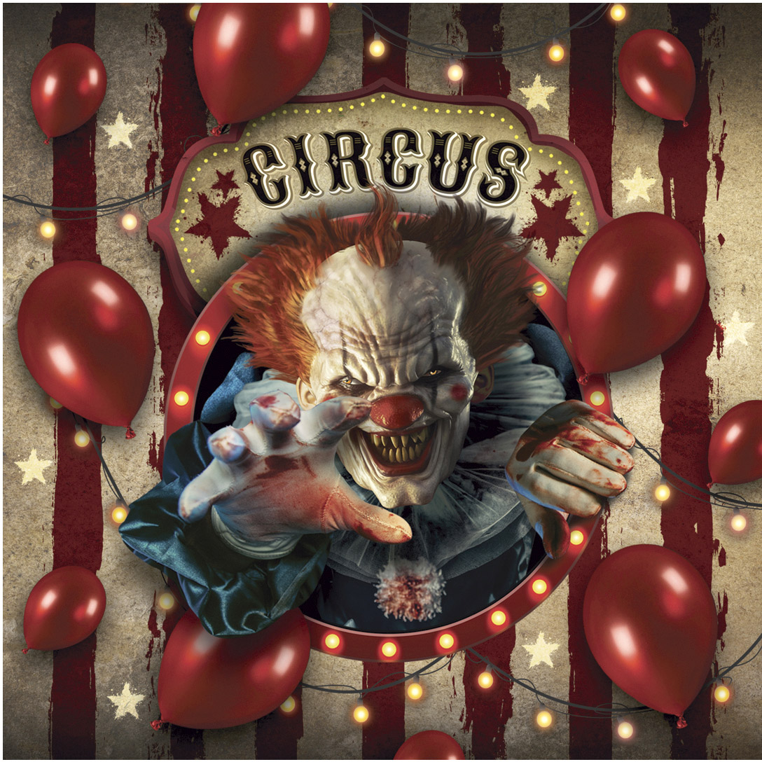 Killer Clown servietter 20-pak