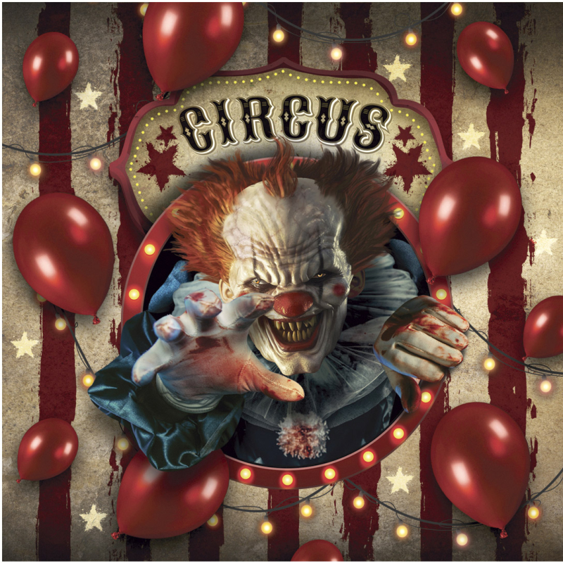 Killer Clown servietter 20-pak