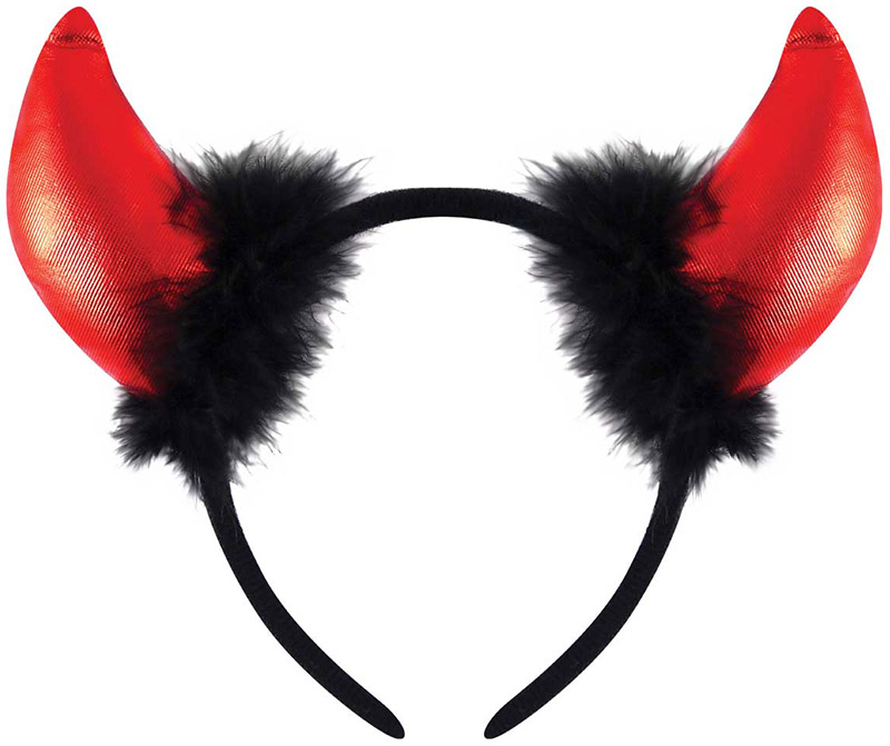 Djævlehorn hårbøjle, røde