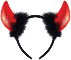 Djævlehorn hårbøjle, røde