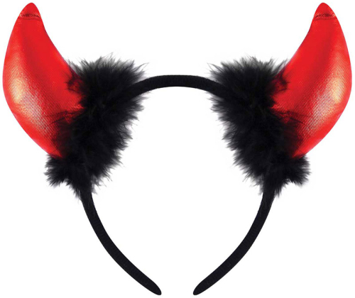 Djævlehorn hårbøjle, røde