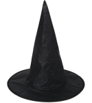 Heksehat, sort