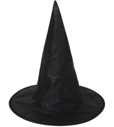 Heksehat, sort