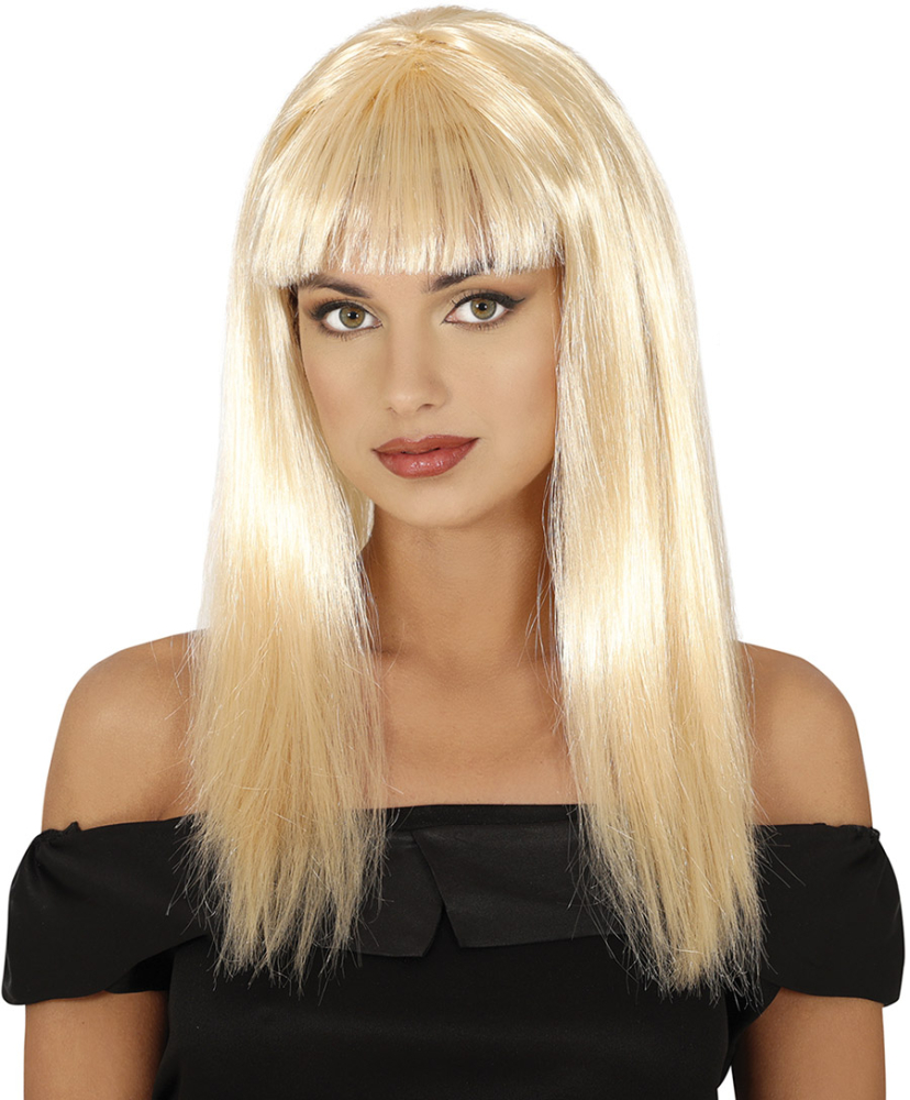 Paryk lang, blond