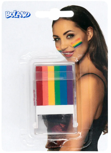 Ansigtsmaling-stick regnbue