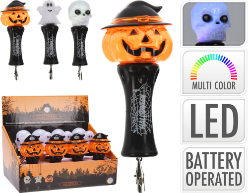 Håndholdt halloween deko med lys