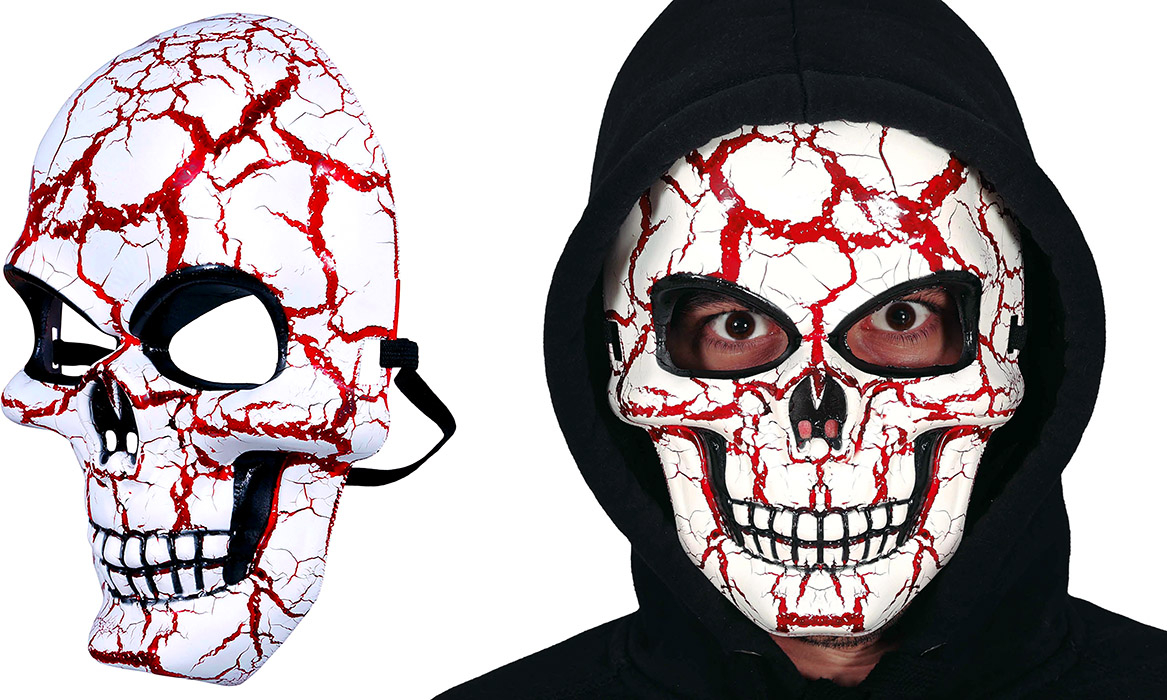 Blodig kraniemaske