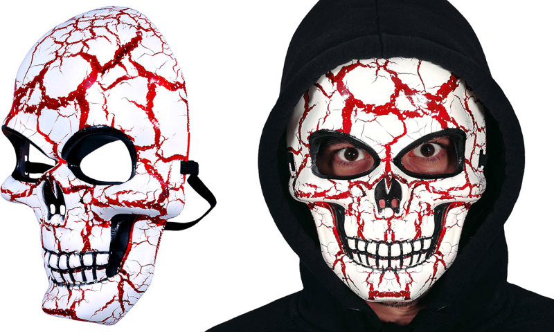 Blodig kraniemaske