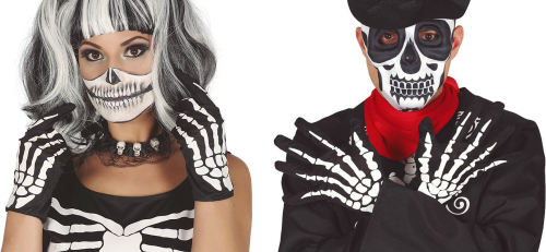 Skelet handsker, voksen