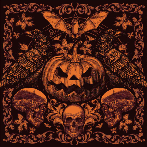 Gothic græskar servietter 20-pak