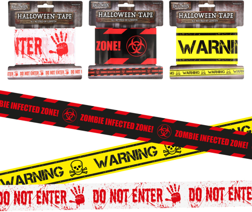 Halloween afspærringsbånd 6m