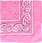 Bandana tørklæde, lyserød