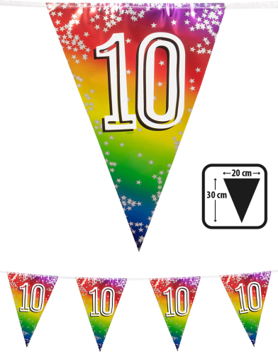 Flagguirlande 10, 6 m