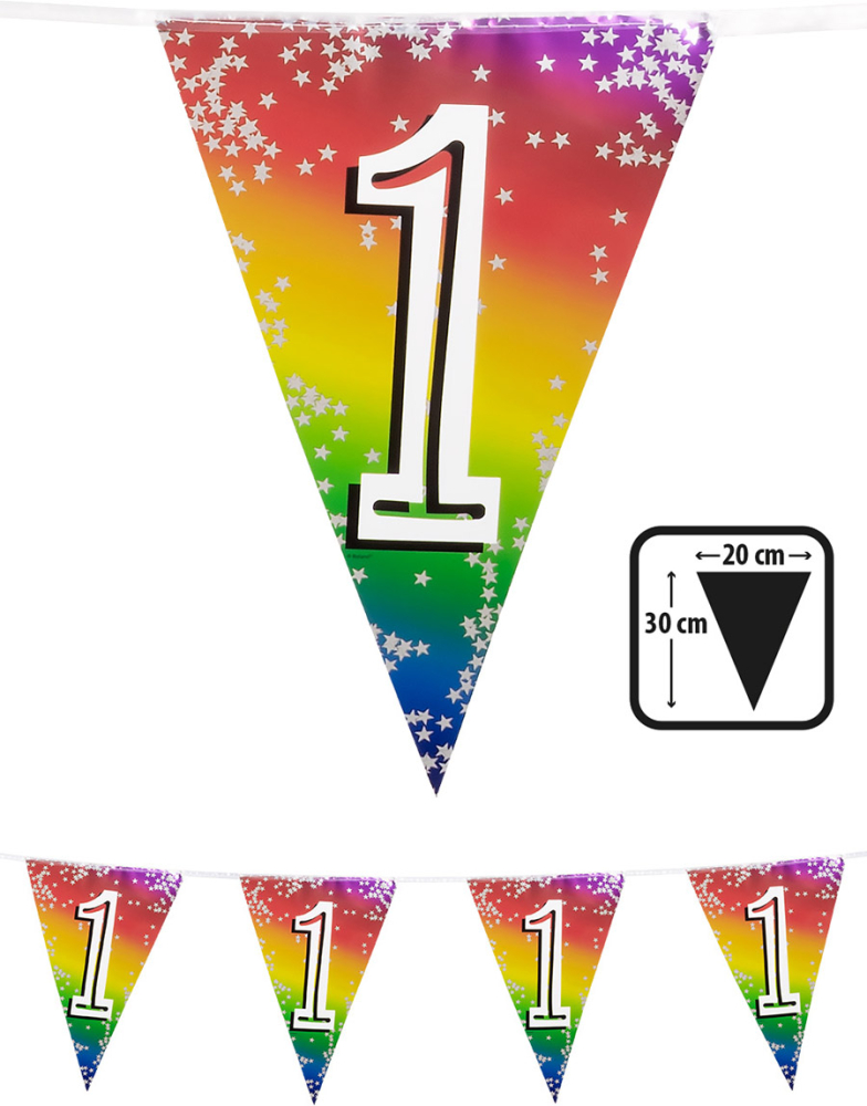 Flagguirlande 1, 6 m