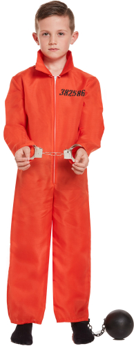 Orange fangedragt 10-12 år