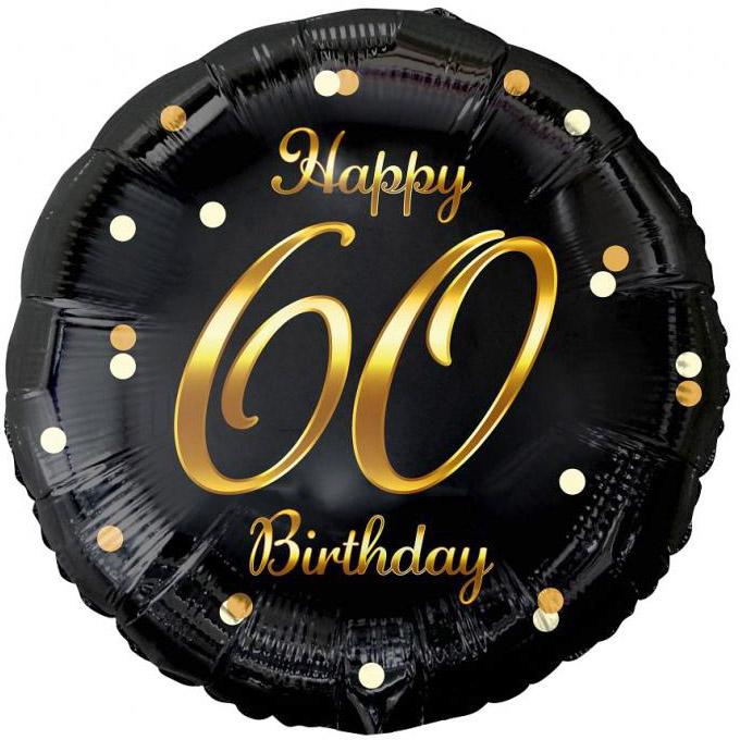 Folieballon Happy 60 Birthday