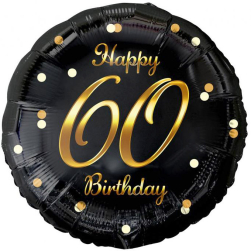 Folieballon Happy 60 Birthday