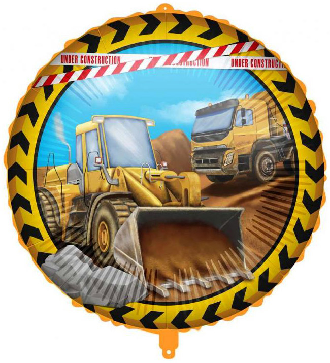 Folieballon byggeplads 46 cm
