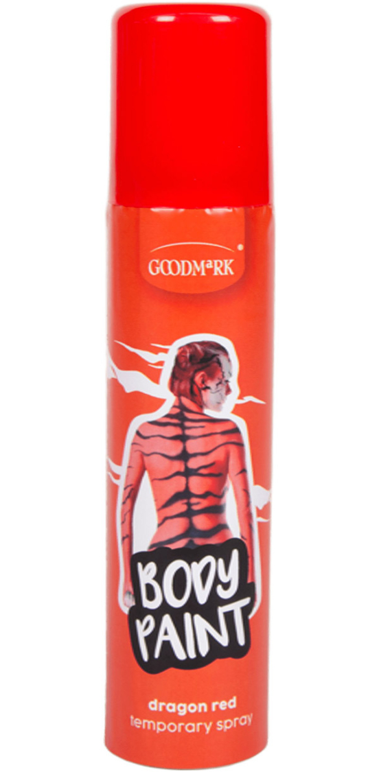 Krop farve spray 75 ml rød