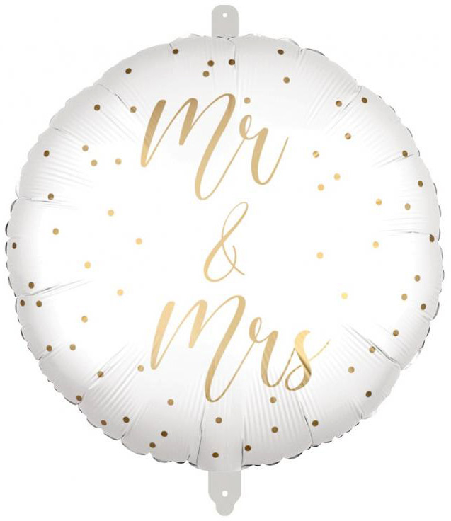 Folieballon Mr & Mrs