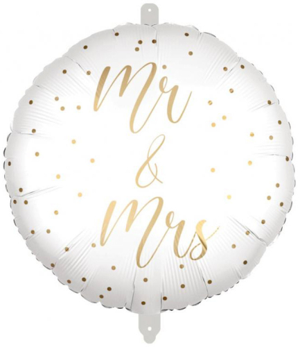 Folieballon Mr & Mrs