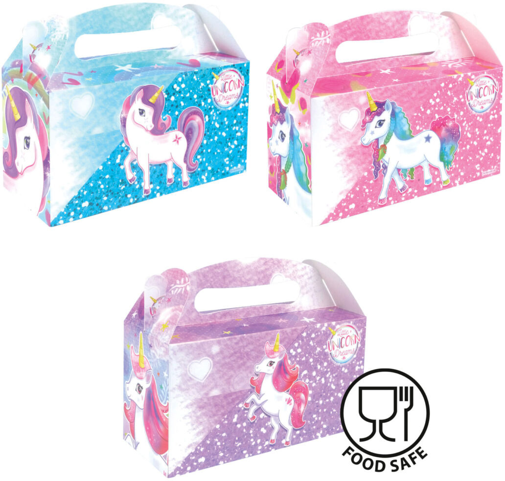 Unicorn snackbox 22,5x9,5x12 cm