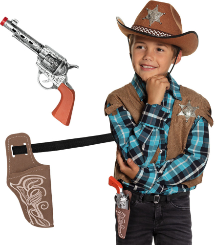 Cowboy pistol sæt til børn