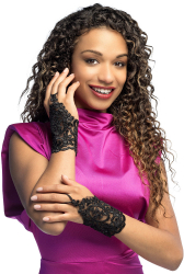 Blondehandsker, Florence, sort