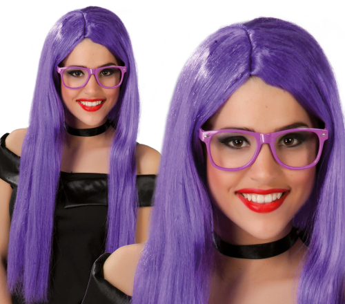 Paryk lang glat, lilla