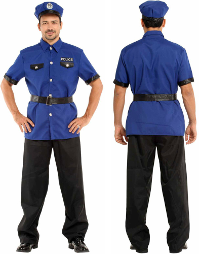 Politibetjent kostume, M