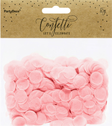 Papir konfetti 15 g, lyserød