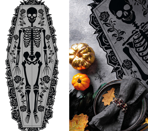 Bordløber skelet 183x60 cm