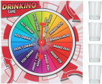 Roulette drukspil med shotglas