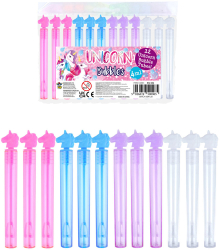 Unicorn sæbebobler 12-pak