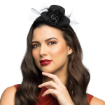 Mini-hat med hårspænder